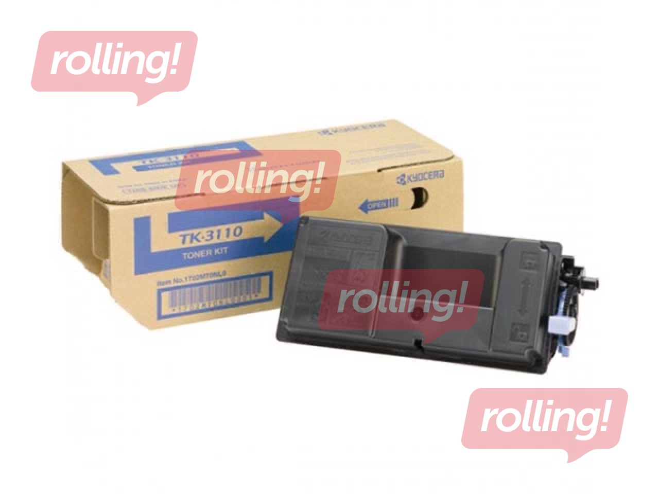 Toonerkassett Kyocera FS4200DN/ FS4300DN, must, (25000 lk)