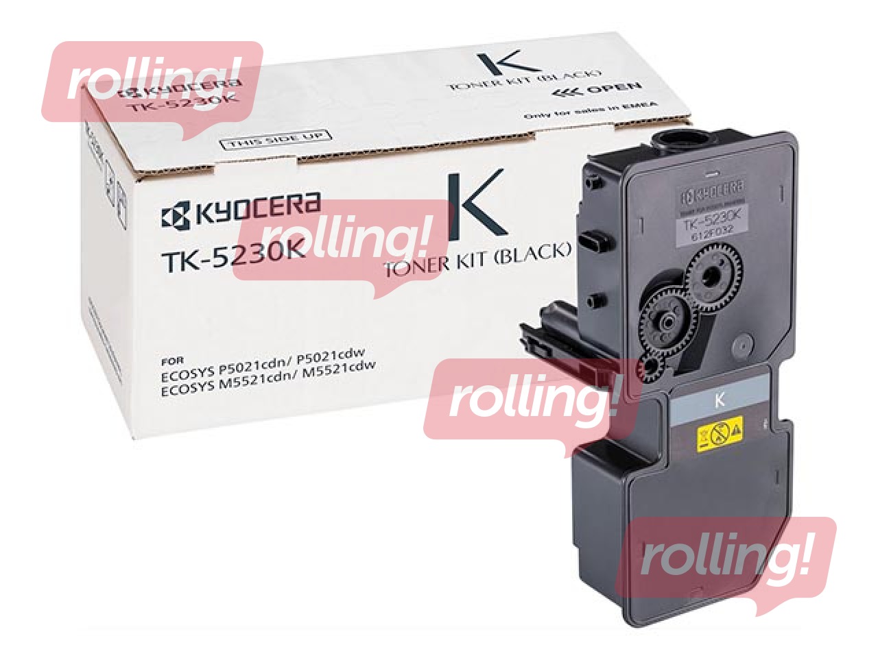 Tonera kasete Kyocera TK-5230, Melna (2600 lpp)