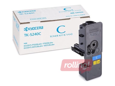 Tonera kasete Kyocera M5526CDN, ciānzila, (3000 lpp.)