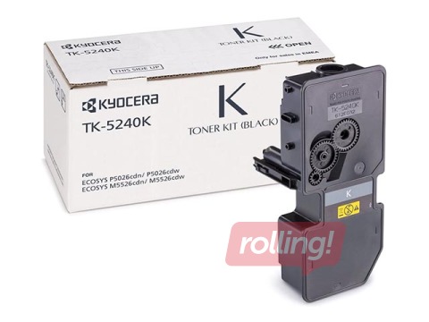 Tonera kasete Kyocera M5526CDN, melna, (4000 lpp.)