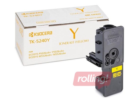 Tonera kasete Kyocera M5526CDN, dzeltena, (3000 lpp.)