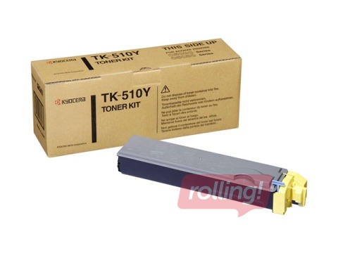 Tonera kasete Kyocera FS-C5100DN, dzeltena, (4000 lpp.)