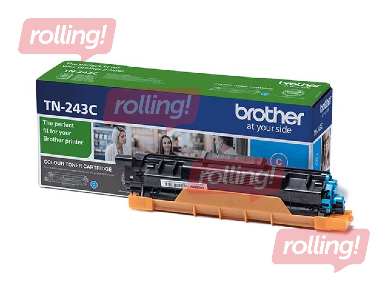 Brother TN-243C Cyan Toner Cartridge (1000 pgs)