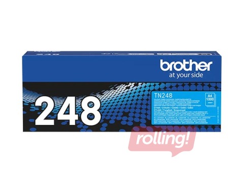 Tonera kasete Brother TN-248C, ciānzila (1000 lpp)