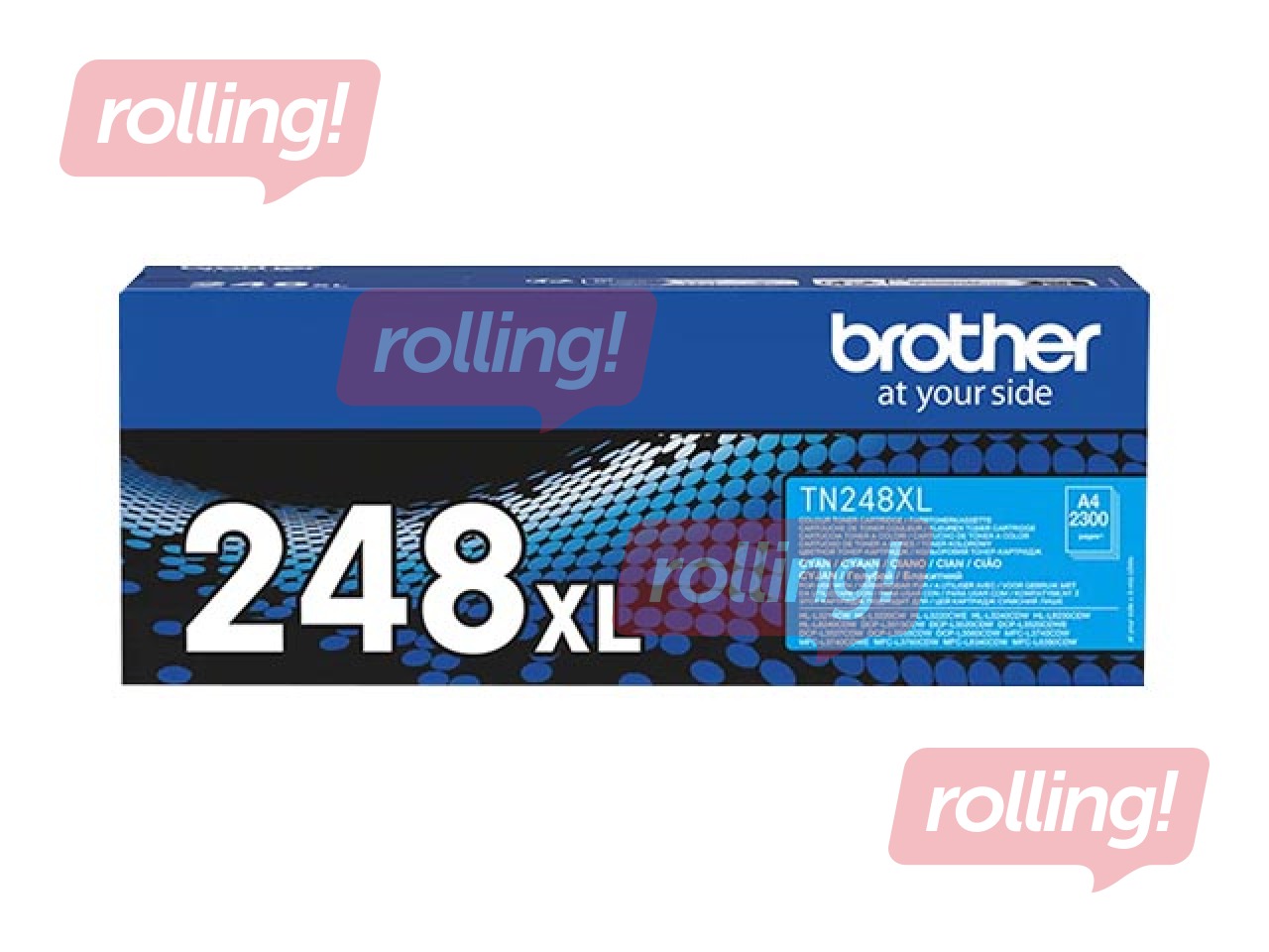 Tonera kasete Brother TN-248XLC, ciānzila (2300 lpp)