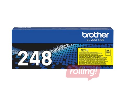 Tonera kasete Brother TN-248Y, dzeltena (1000 lpp)