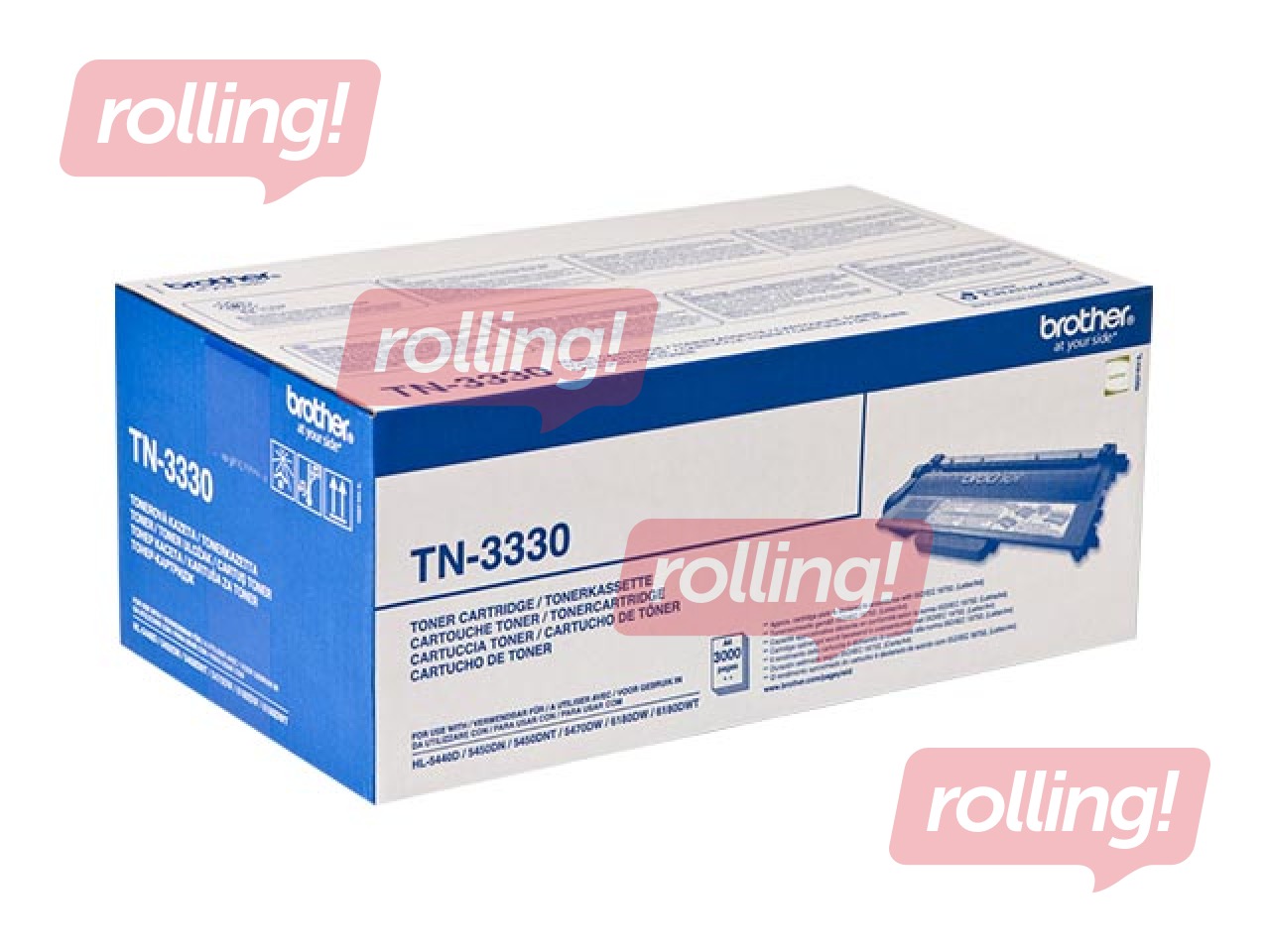 Tonera kasete Brother HL-5440D, melna, (3000 lpp.)