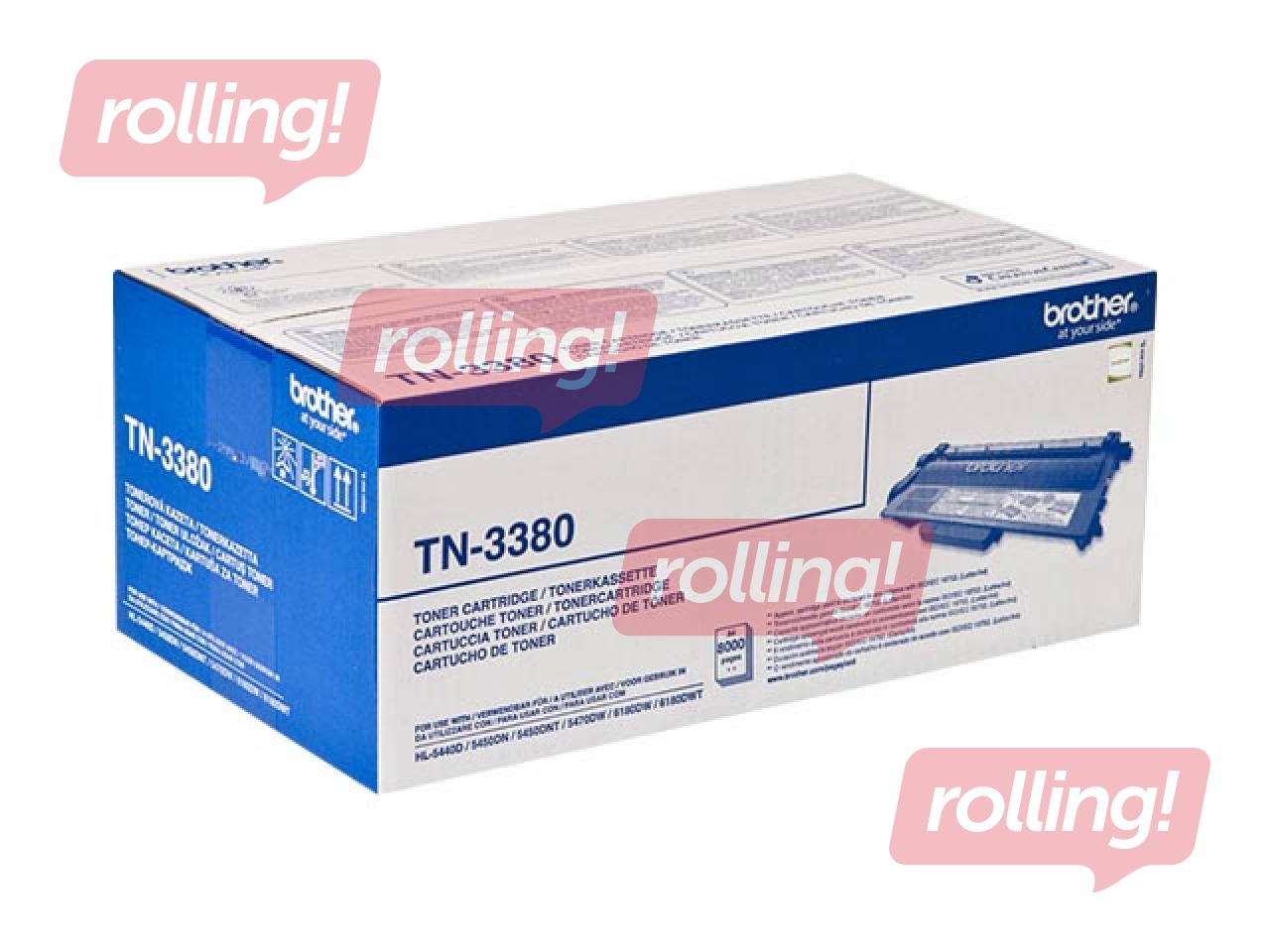 Tonera kasete Brother HL-5440D, melna, (8000 lpp.)