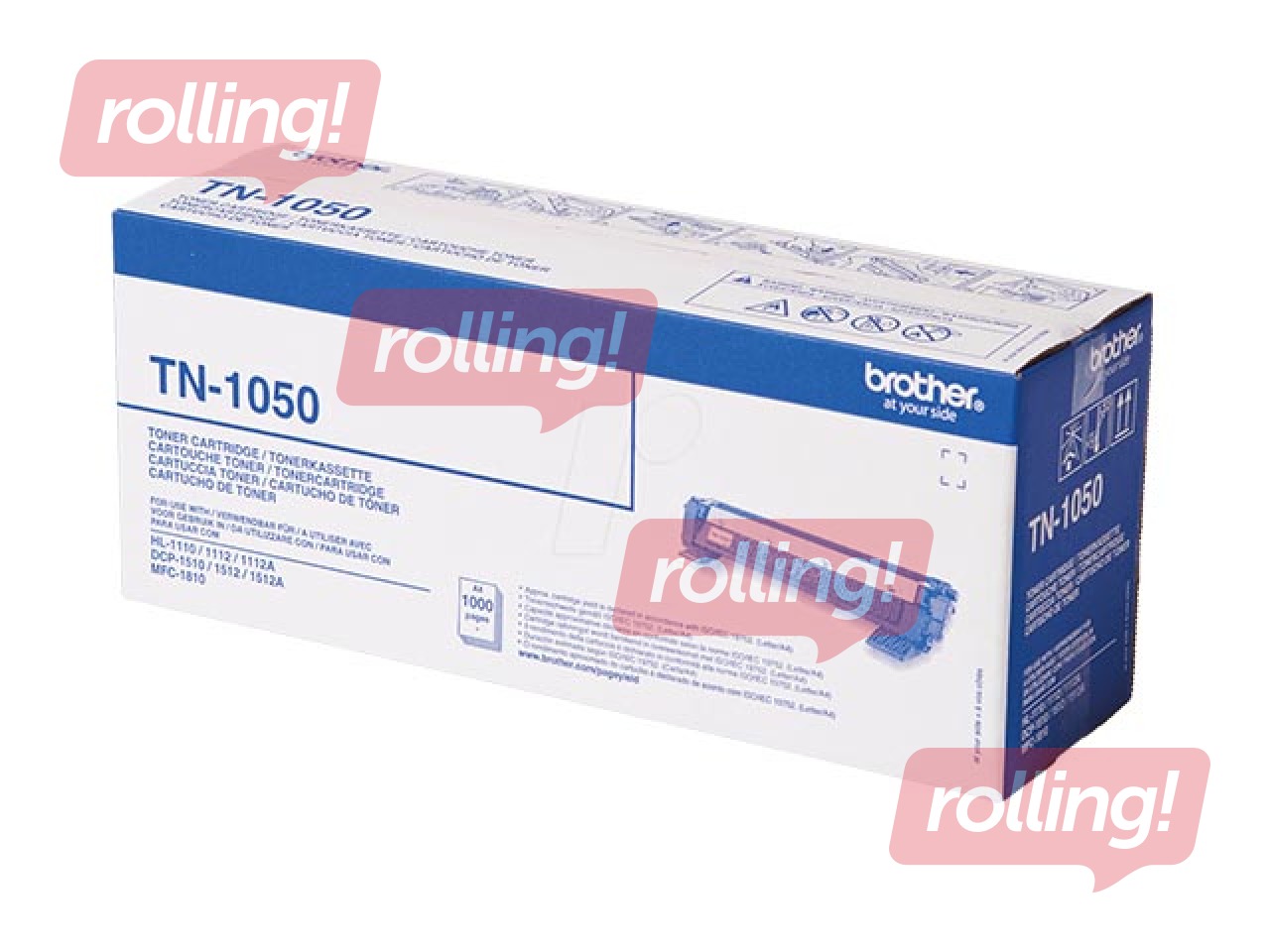 Tonera kasete Brother HL1110/1112, DCP1510/1512, melna, (1000 lpp.)