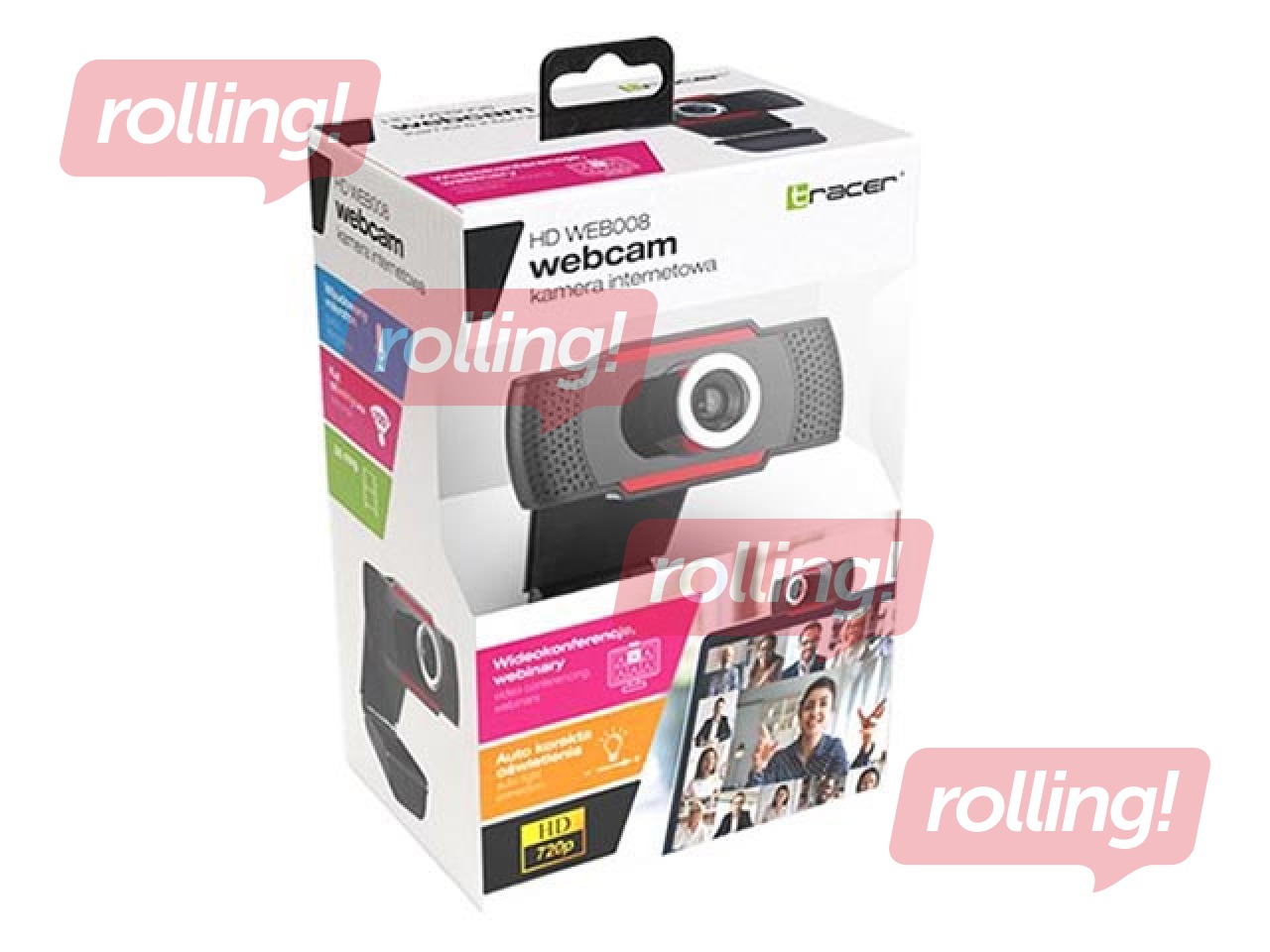 Webkamera Tracer HD WEB008, 1280 x 720, 720p, USB