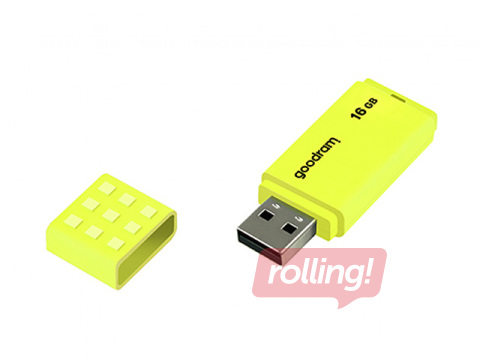 USB datu nesējs Goodram UME2, USB 2.0, 16GB, dzeltens
