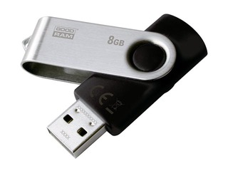 USB datu nesējs Goodram USB 8GB, USB 2.0, melns