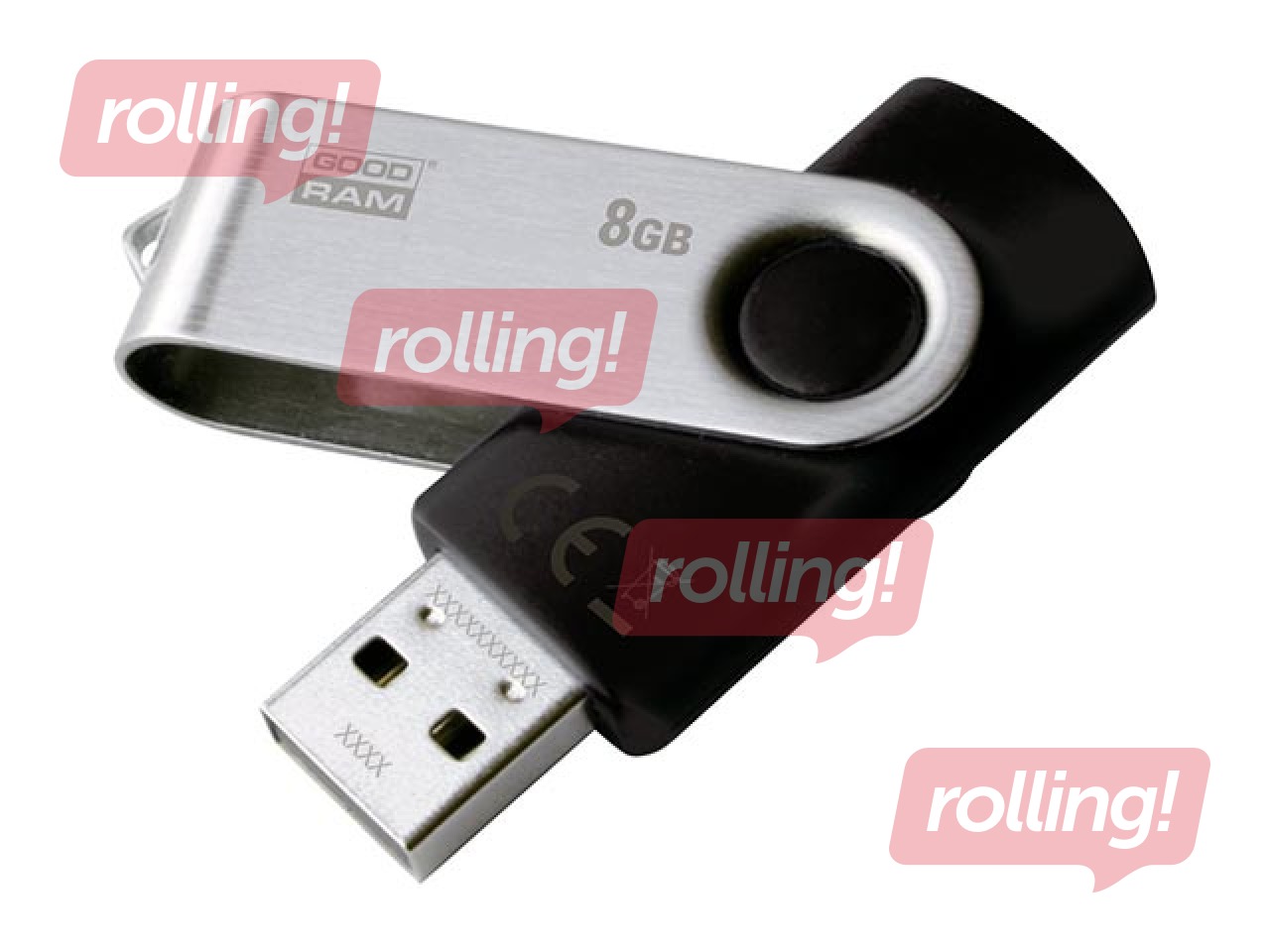 USB flash drive Goodram 8GB, USB 2.0, Black