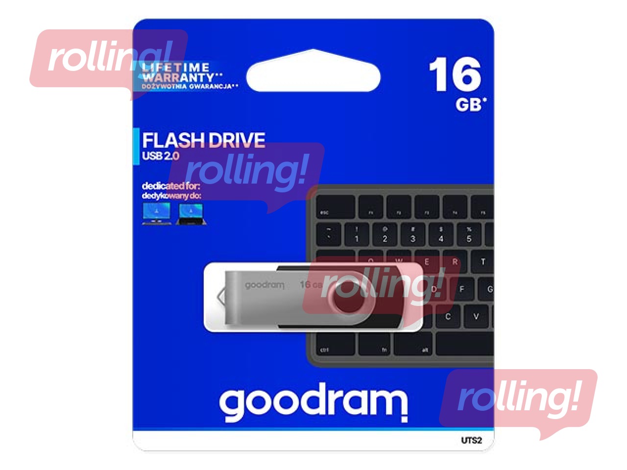 Zibatmiņa Goodram Twister 16GB, USB 2.0