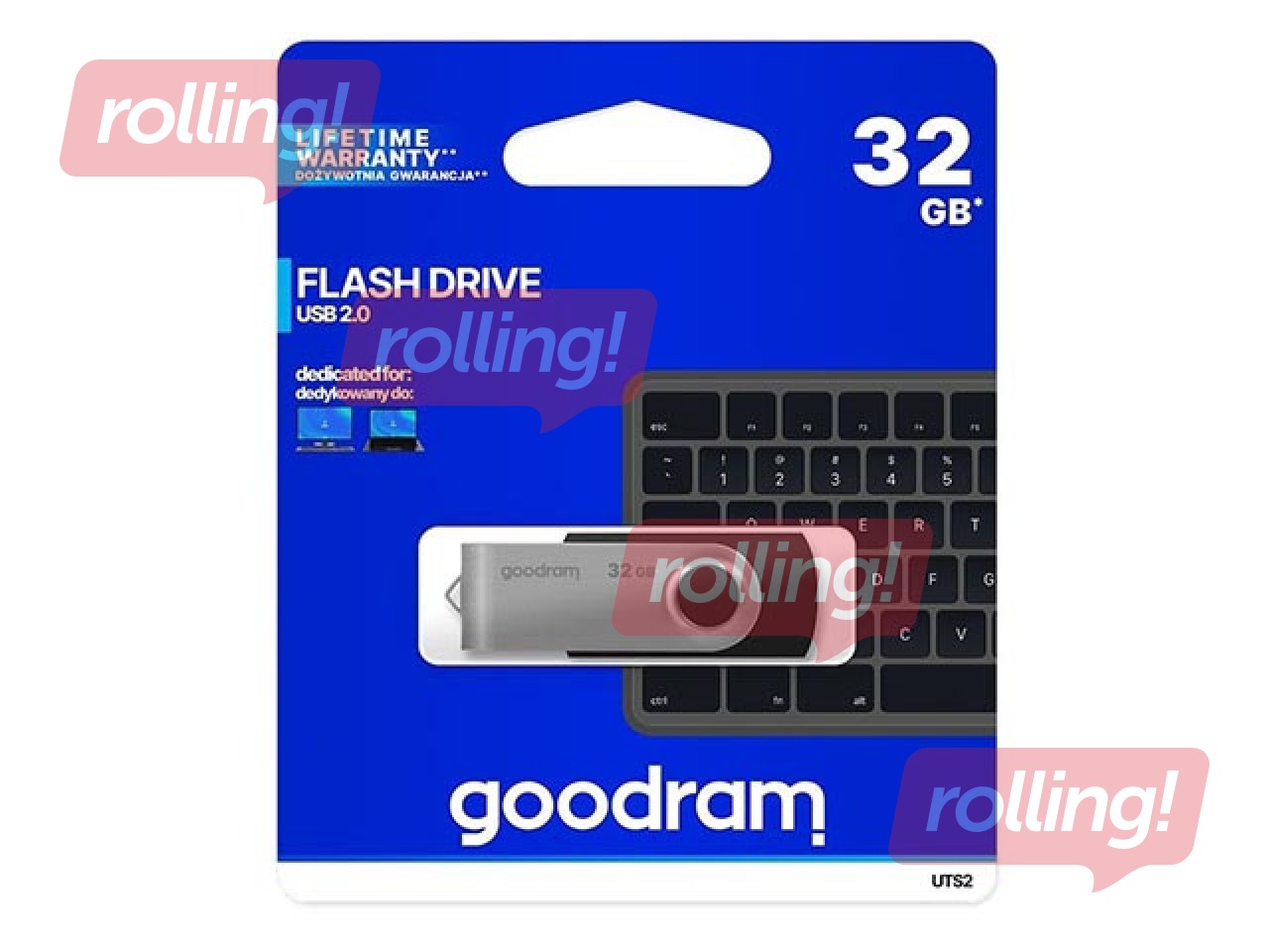 USB flash drive Goodram UTS2 32GB USB 2.0 Black