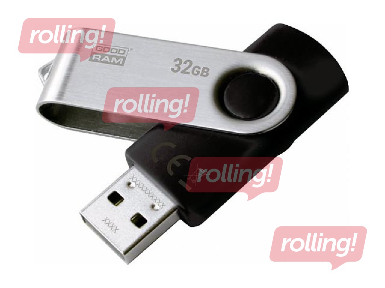 USB datu nesējs GOODRAM 32GB UTS3, USB 3.0, Melns