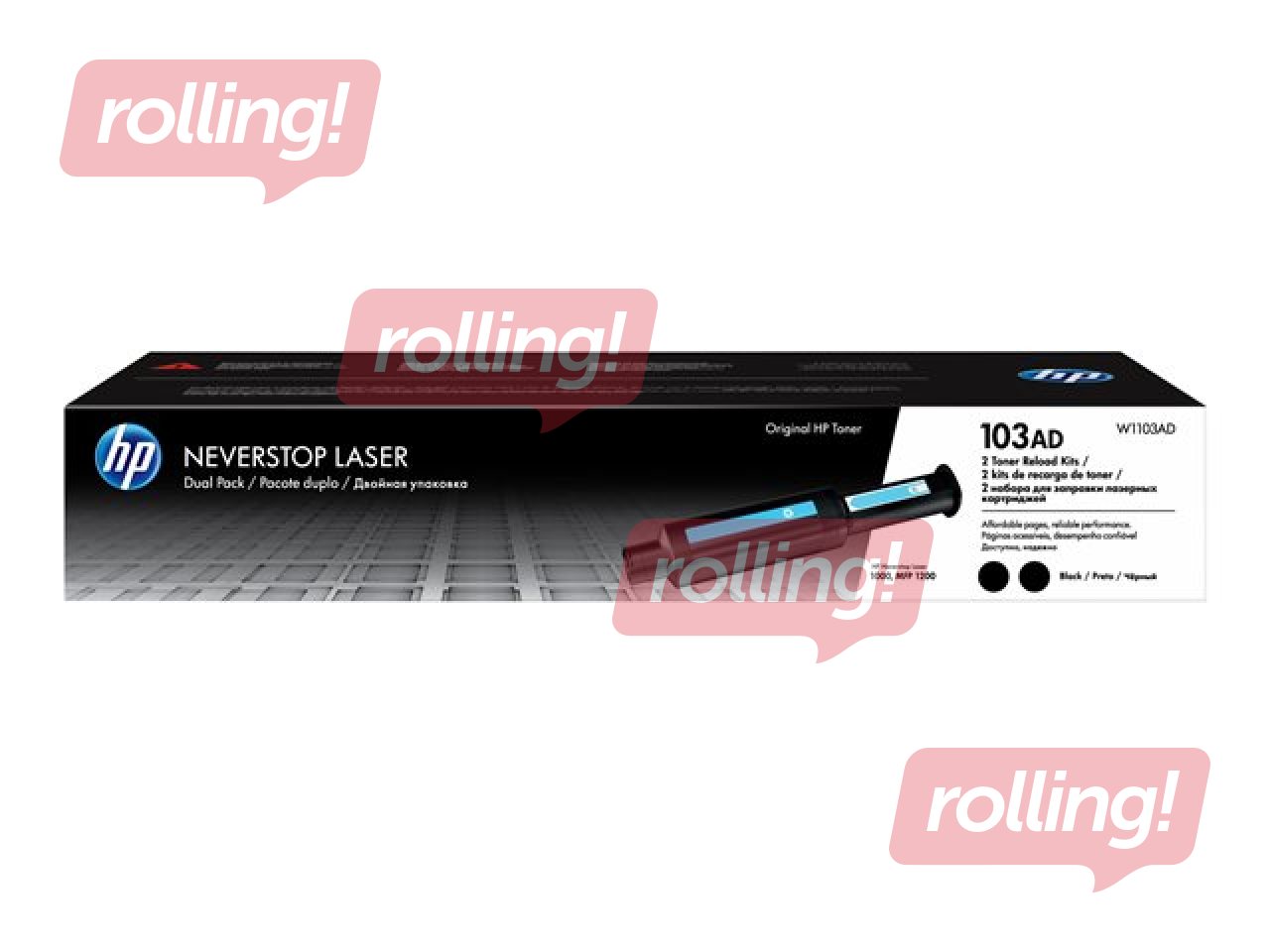 HP 103AD Neverstop Toner Reload Kit 2-Pack