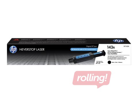 HP 143A Neverstop tonera uzpilde, melna (2500 lpp)