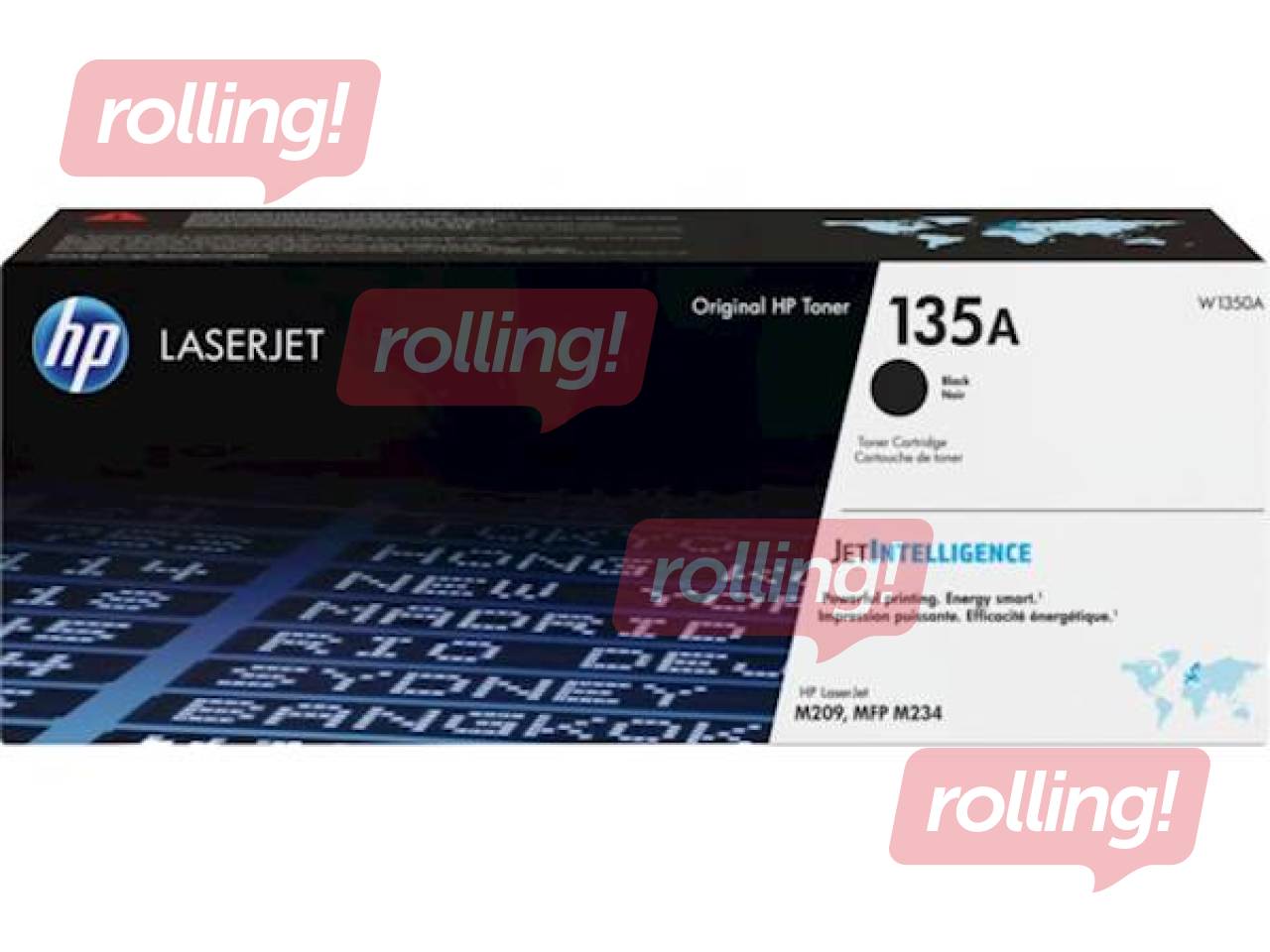 Toonerkassett HP 135A must (1100 lk)