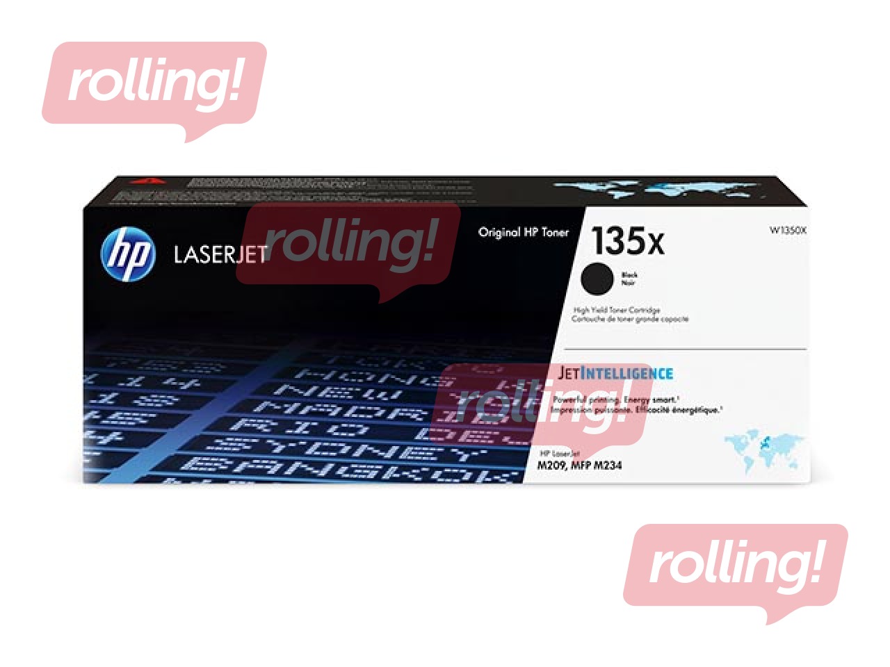 Toonerkassett HP 135X must (2400 lk)