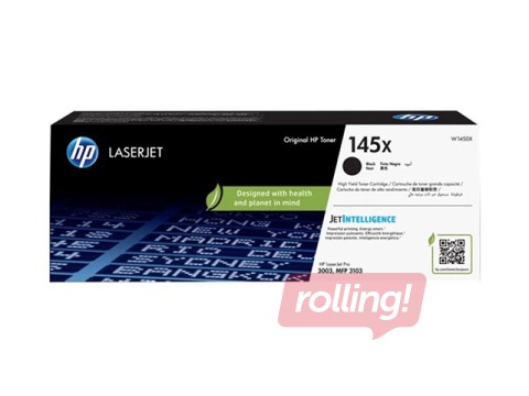 Tonera kasete HP 145A, melna (3800 lpp)