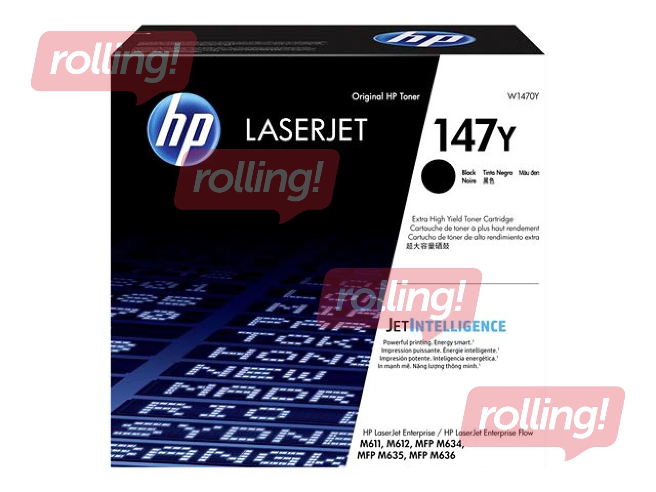 Tonera kasete HP 147Y, Melna (42000 lpp)