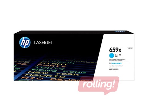 Tonera kasete HP 659X, cianzila (29000 lpp)