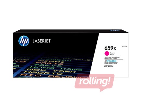 Tonera kasete HP 659X, fuksīna sarkana (29000 lpp)
