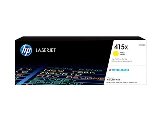 HP 415X Yellow LaserJet Toner Cartridge, 6000 pgs