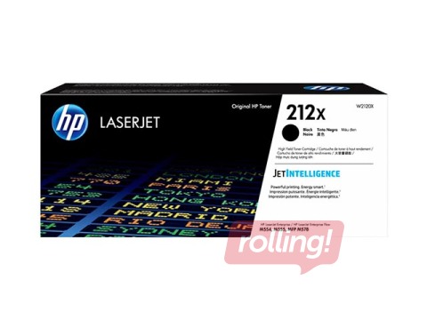 Tonera kasete HP 212X, melna (13000 lpp)
