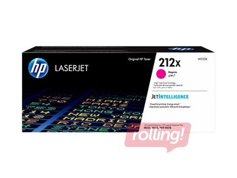 HP 212X High Yield Magenta Original LaserJet Toner Cartridge (10000 pgs)