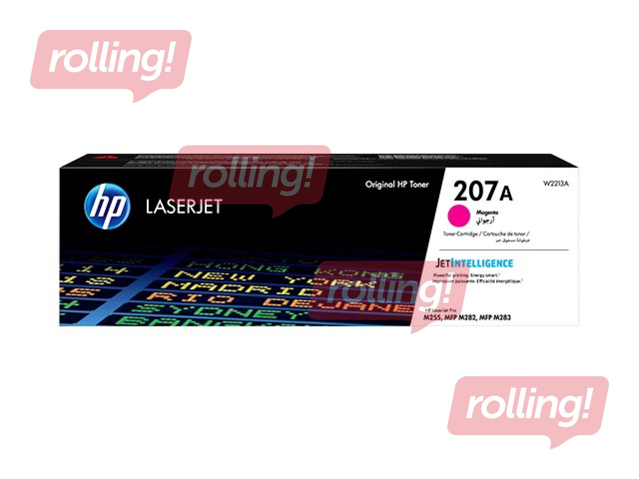 Tonera kasete HP 207A, fuksīna sarkana (1250 lpp)