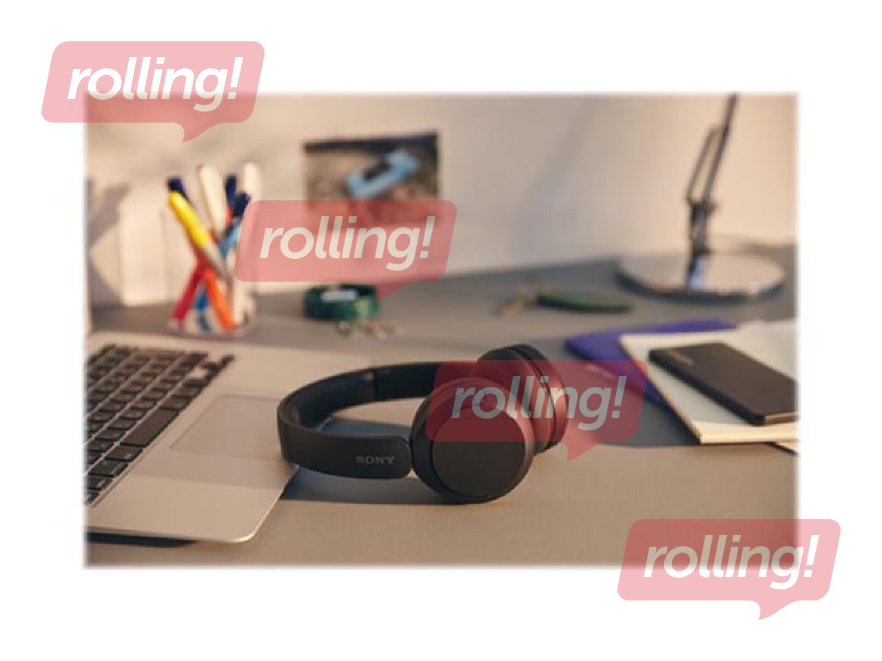 Bezvadu austiņas Sony Bluetooth Wireless On-ear WH-CH520, Melnas