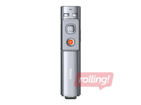 Bezvadu prezentācijas palīgrīks, Baseus, Orange Dot, pelēks