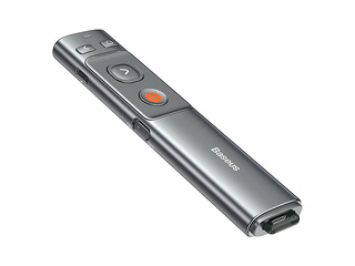 Bezvadu prezentācijas palīgrīks, Baseus, Orange Dot, pelēks