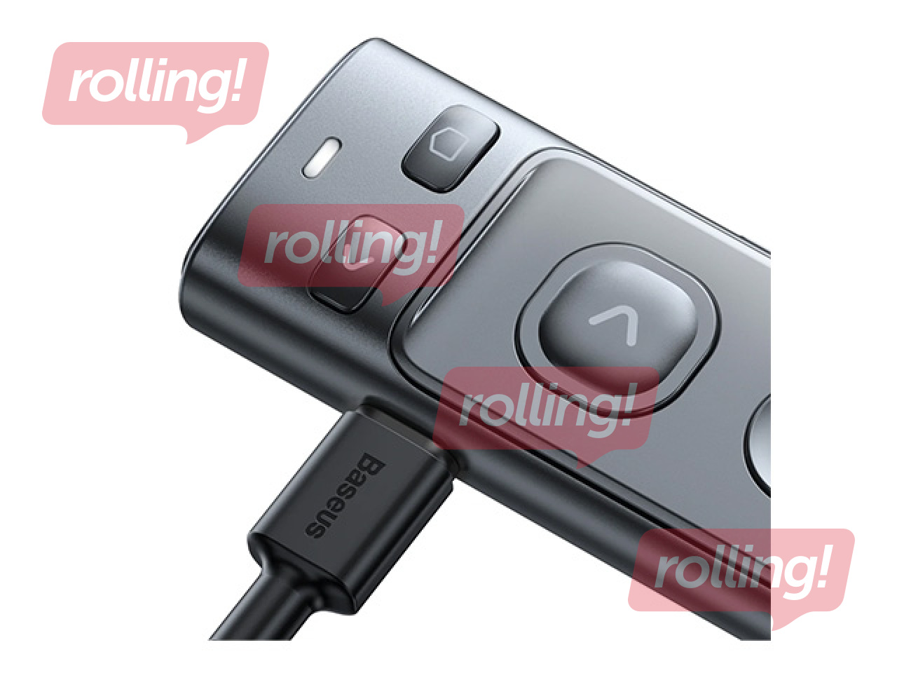 Bezvadu prezentācijas palīgrīks, Baseus, Orange Dot, pelēks