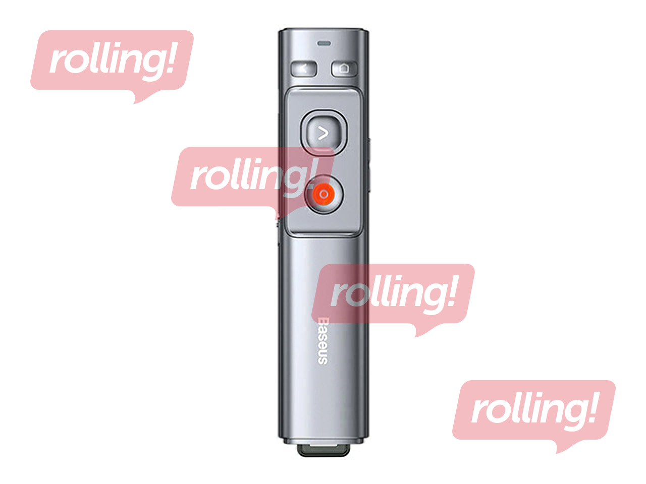 Wireless Presentation Tool, Baseus, Orange Dot, grey