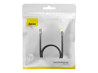 UTP Baseus Ethernet RJ45, 10 Gb/s, 1 m võrgukaabel (must)
