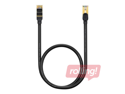 UTP Baseus Ethernet RJ45, 10 Гбит/с, сетевой кабель 5м (черный)