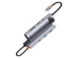 Mitme pordiga adapter Baseus Hub 7in1 USB-C to 2x USB 3.0 + HDMI + USB-C PD