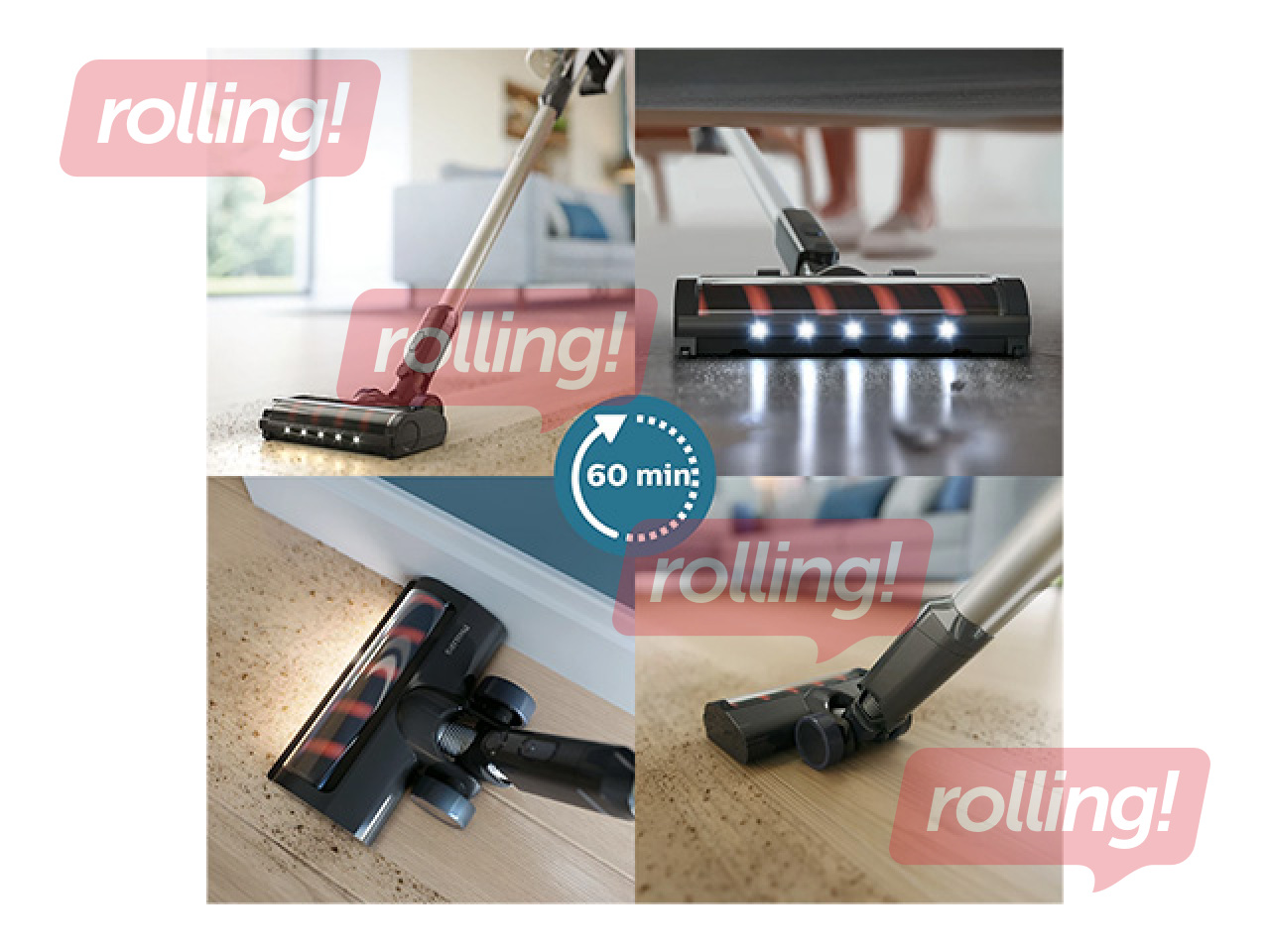 Rokas putekļu sūcējs Philips XC3032/01, tumši zils