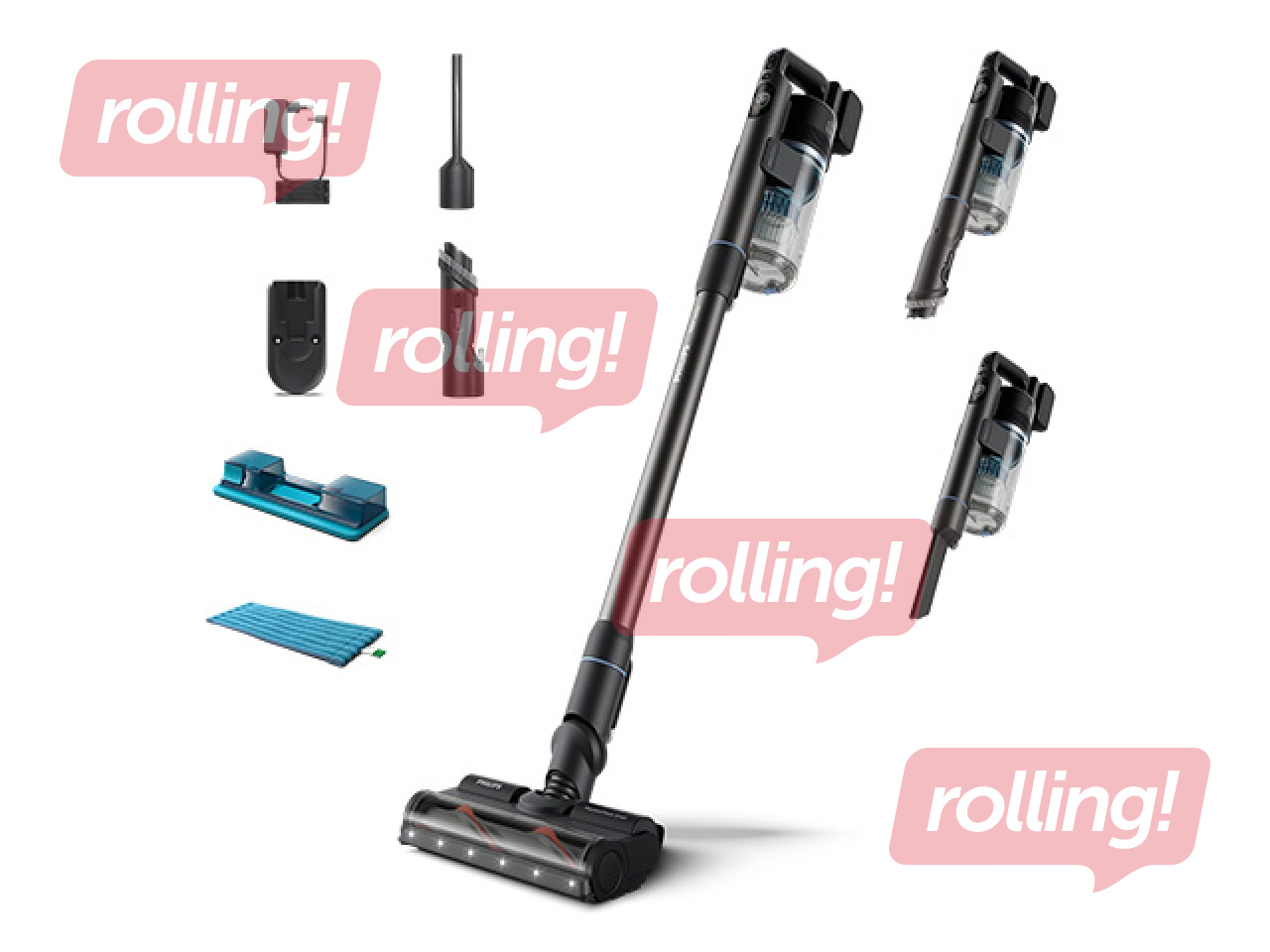 Ручной пылесос Philips XC7053/01, тёмно-синий