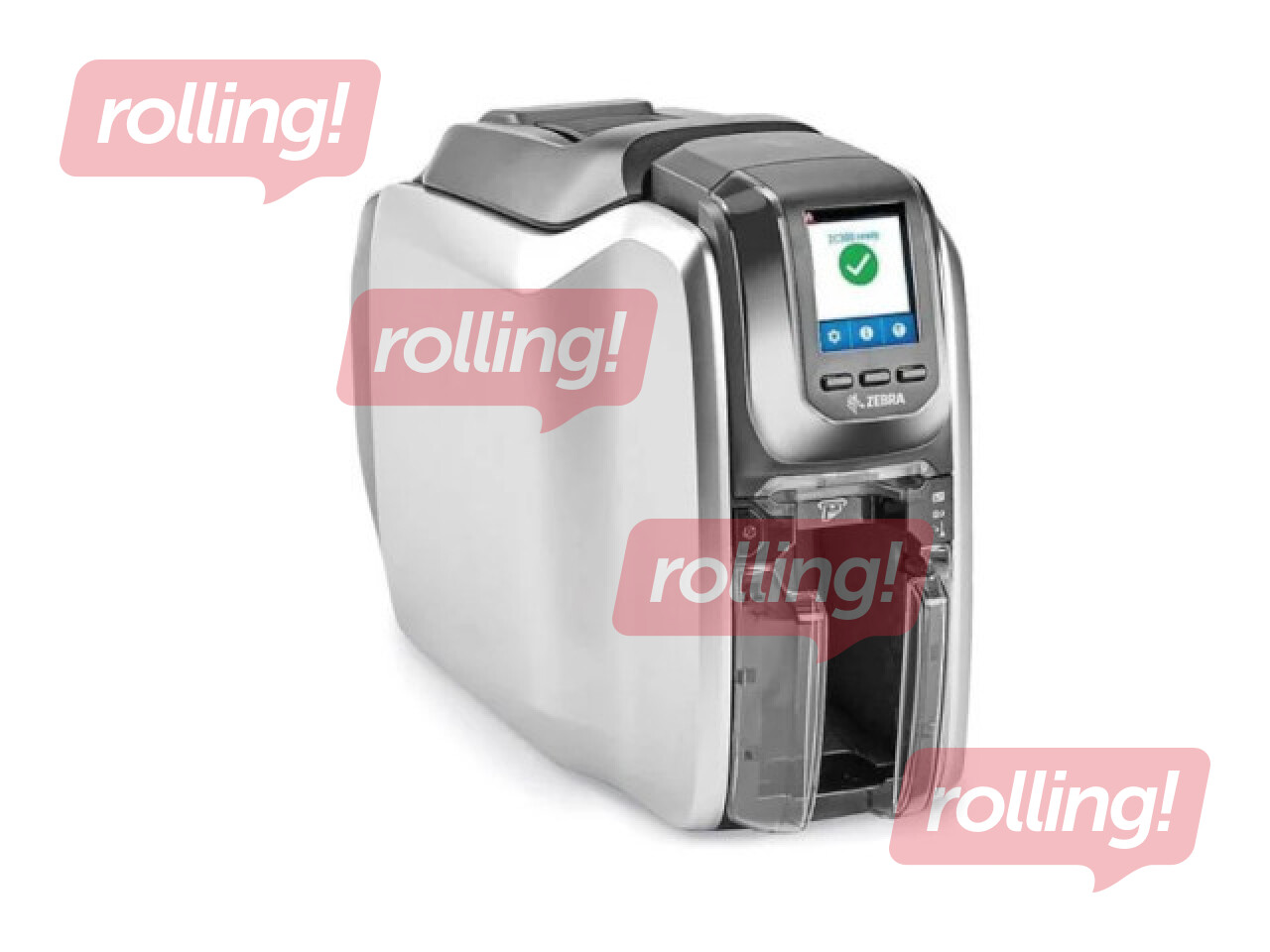 Karšu printeris Zebra ZC100 QuikCard- Single sided, YMCKOK ribbon, CardStudio 2.0 (Standard) 